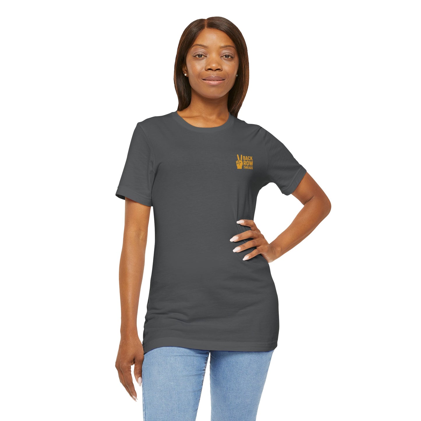 🏐 Back Row Threads Unisex Logo Volleyball Tee