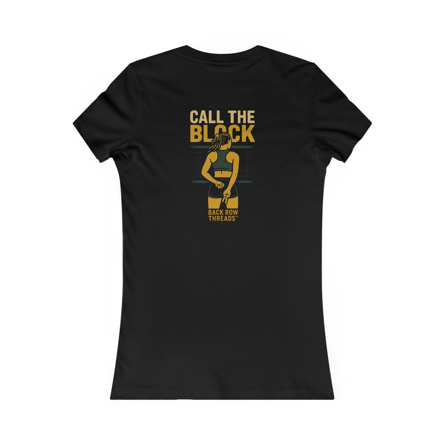 π Peace, Love, Block β Volleyball Double Sided T-Shirt - Woman's Cut
