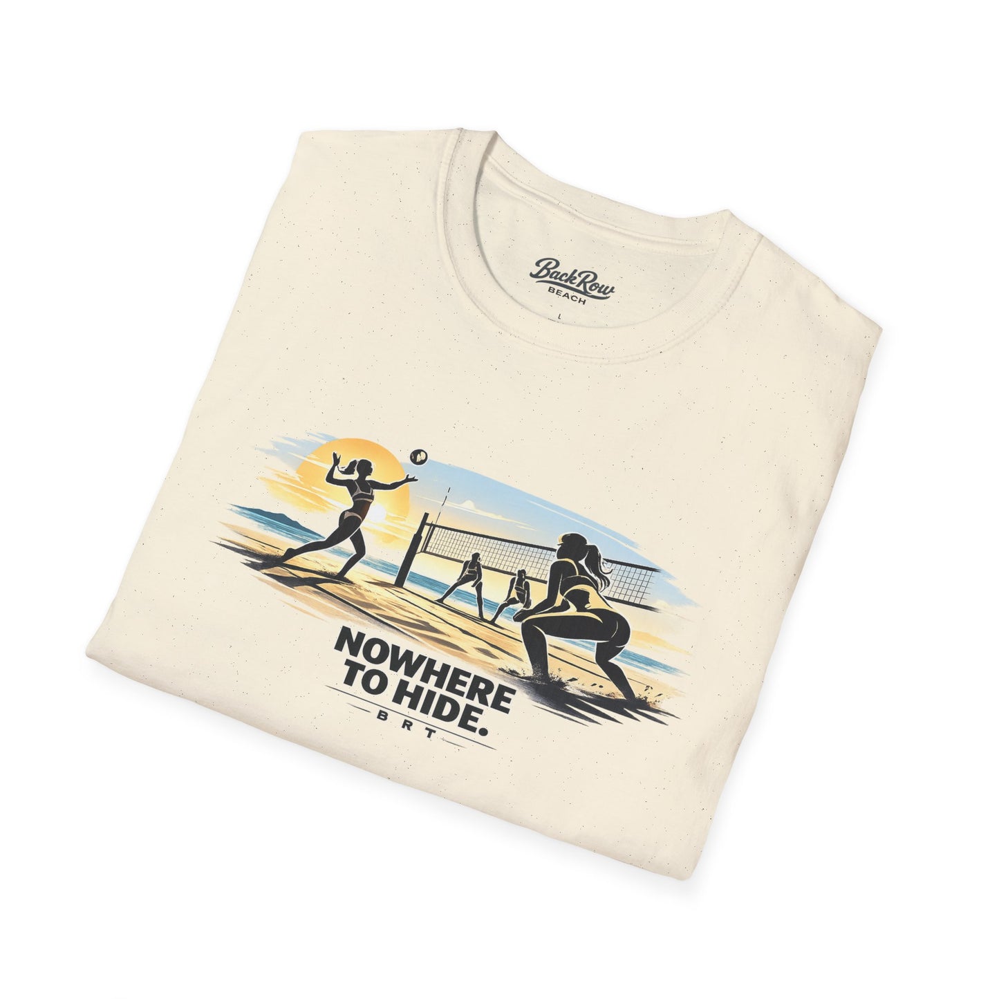 Nowhere to Hide Surf T-Shirt — Vintage Beach Surfing Graphic
