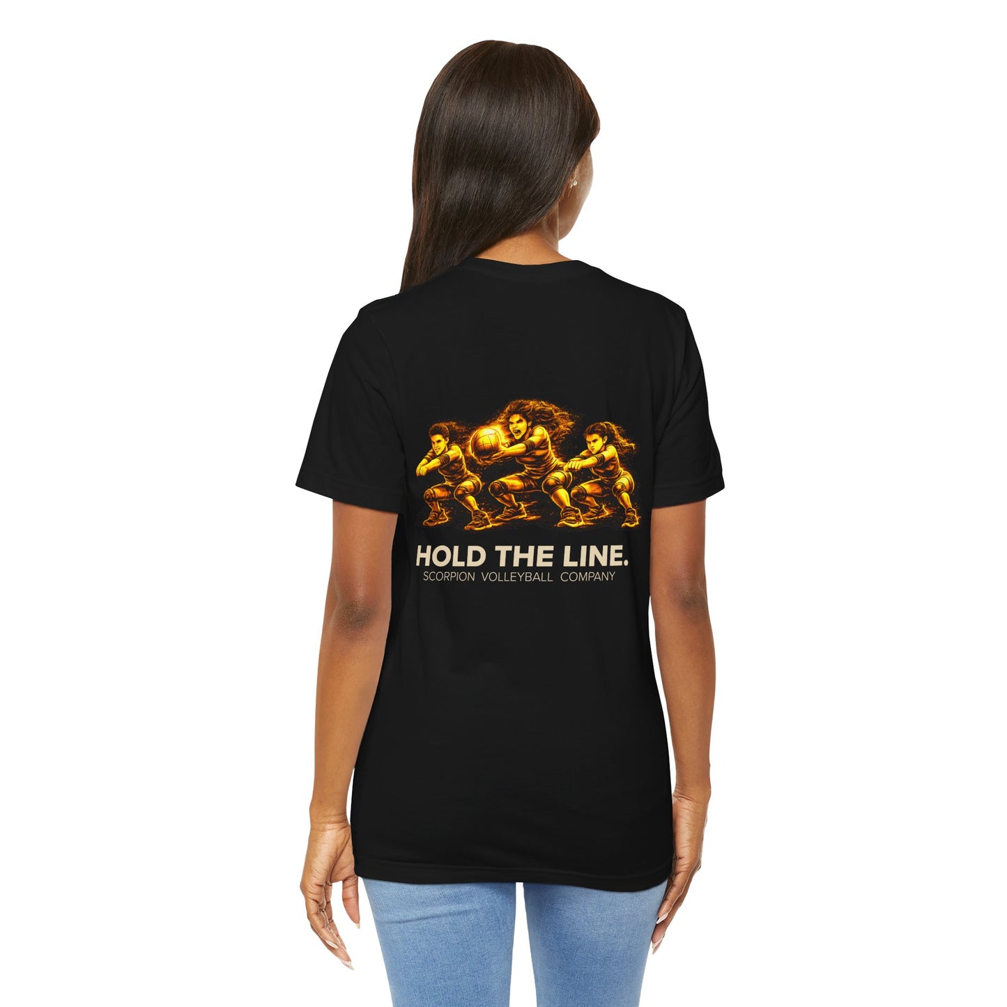 🏐 Hold the Line – Double Sided Volleyball T-Shirt