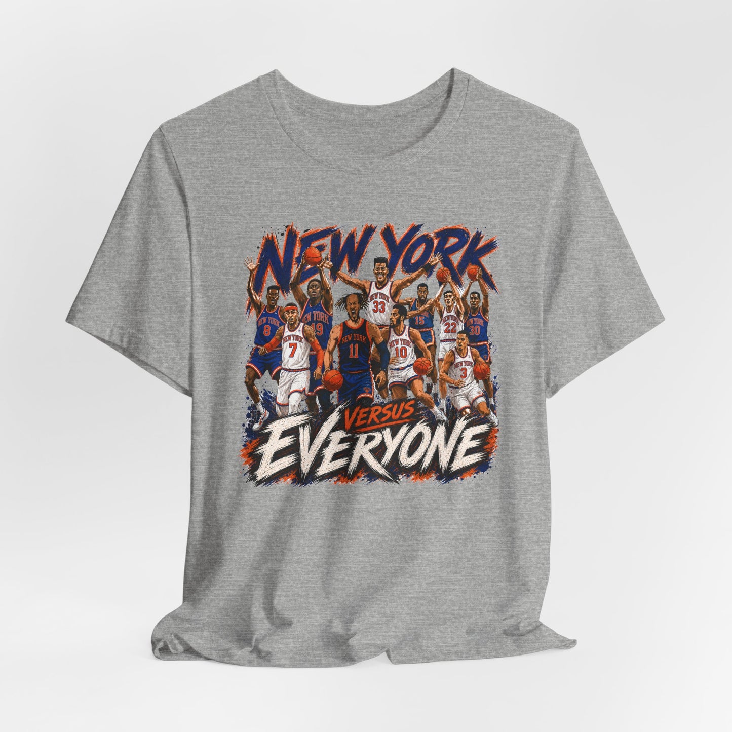 New York Versus Everyone Tee — Vintage Basketball Team Graphic T-Shirt