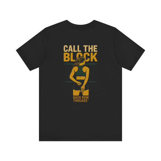 ๐ Peace, Love, Block โ Double Sided Volleyball T-Shirt