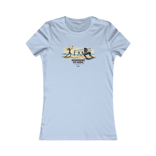 Women's Tee — 'Nowhere to Hide' Retro Surf Graphic