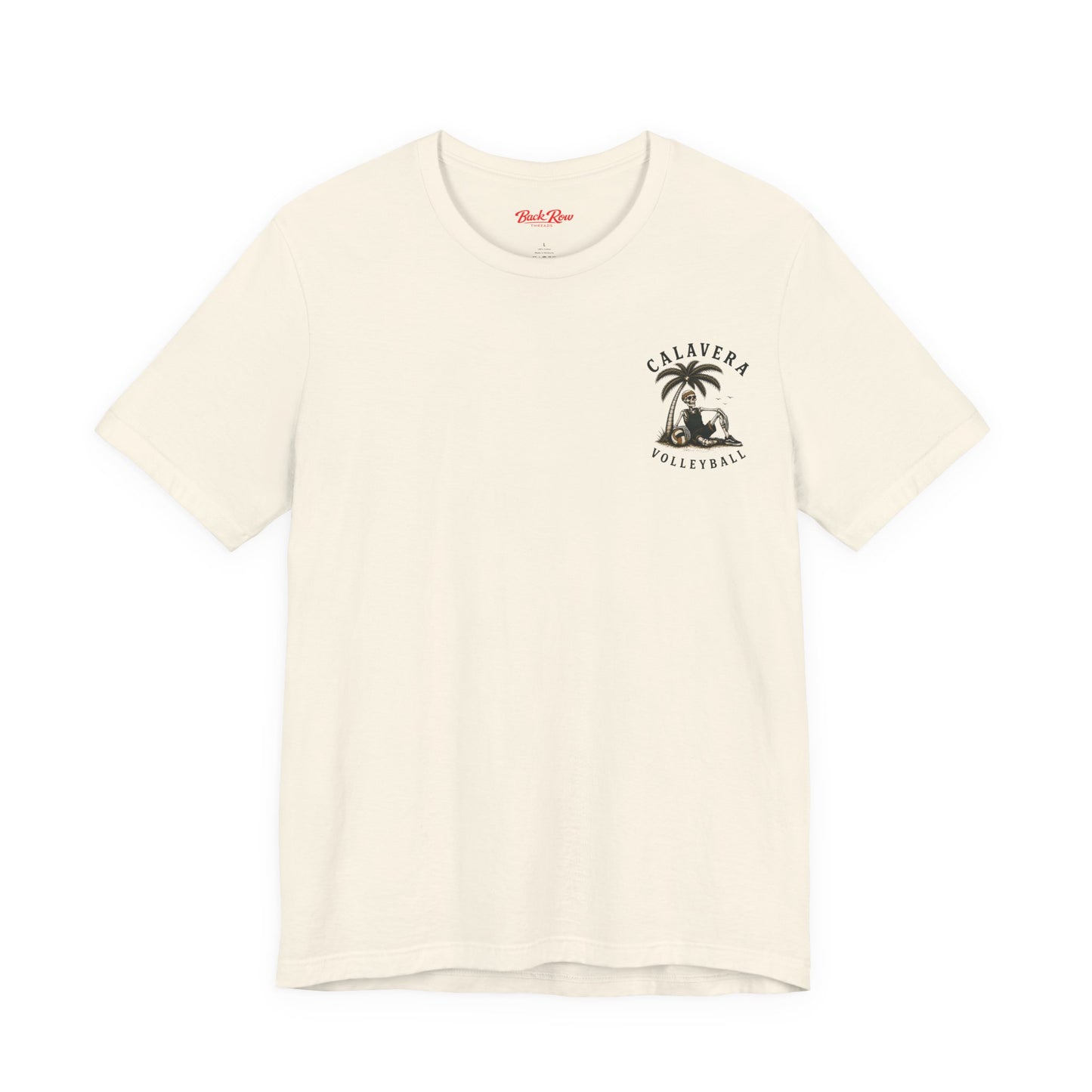 Living for the Weekend T-Shirt – Calavera Volleyball Graphic Tee ("Play Hard • Rest in Pieces")
