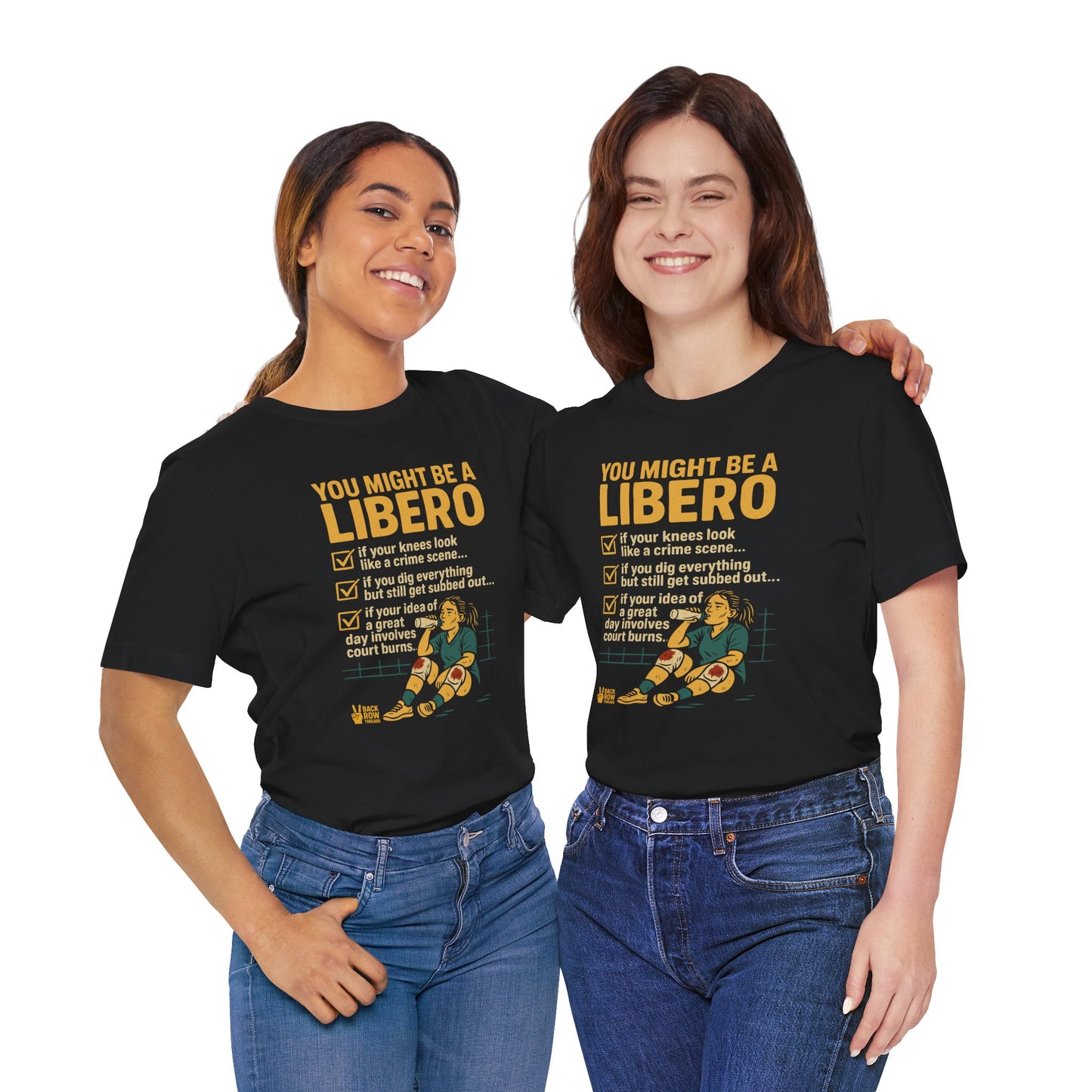 🏐You Might Be a Libero - Volleyball Unisex Jersey Short Sleeve Tee