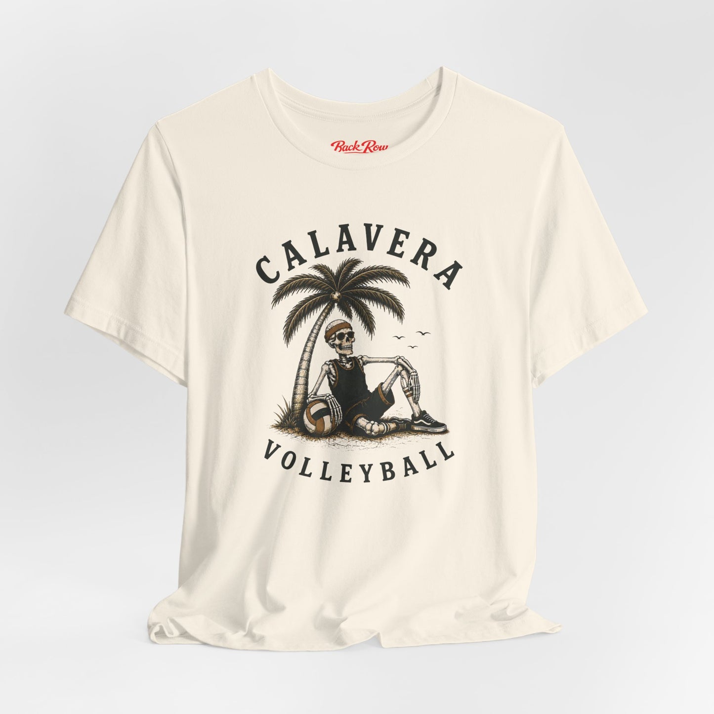 Calavera Volleyball Tee — Skull Beach Volleyball T-Shirt