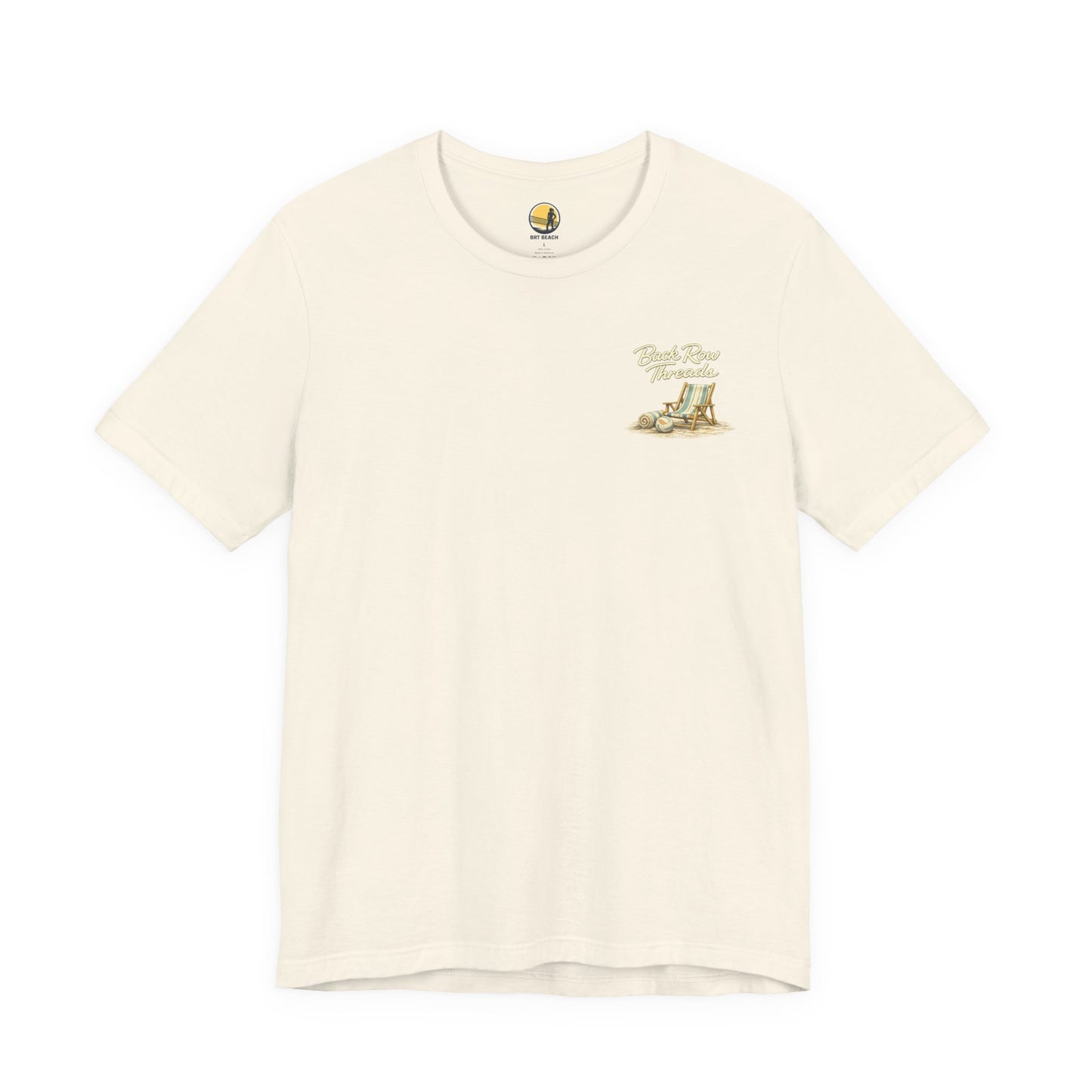 Beach Volleyball Sunset T-Shirt — "First Serve of the Day" Casual Tee