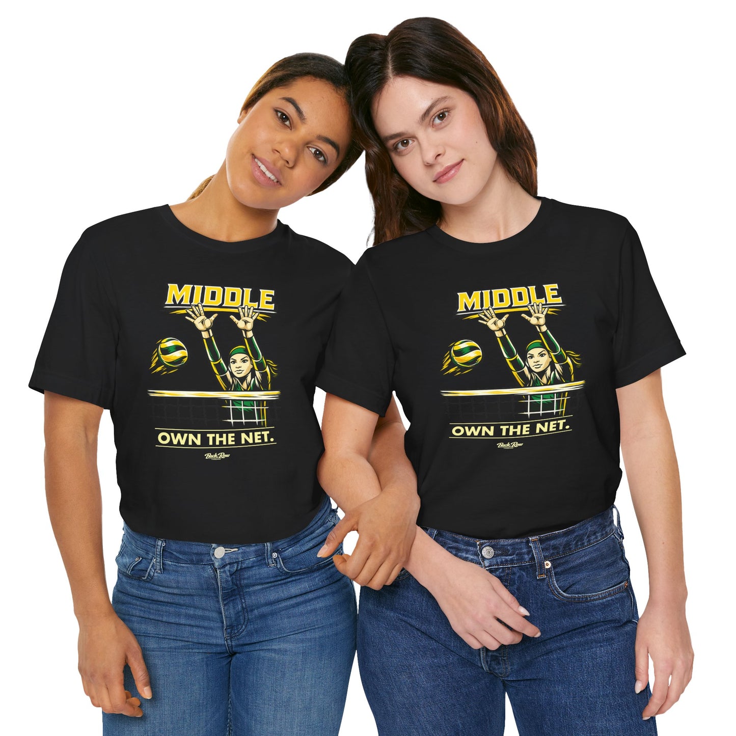 🏐 Middle - Own the Net  –  Volleyball T-Shirt