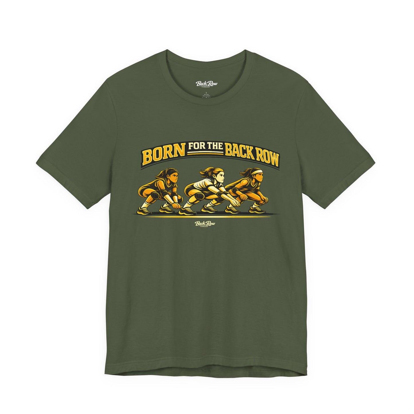🏐 Born for the Back Row  –  Volleyball T-Shirt
