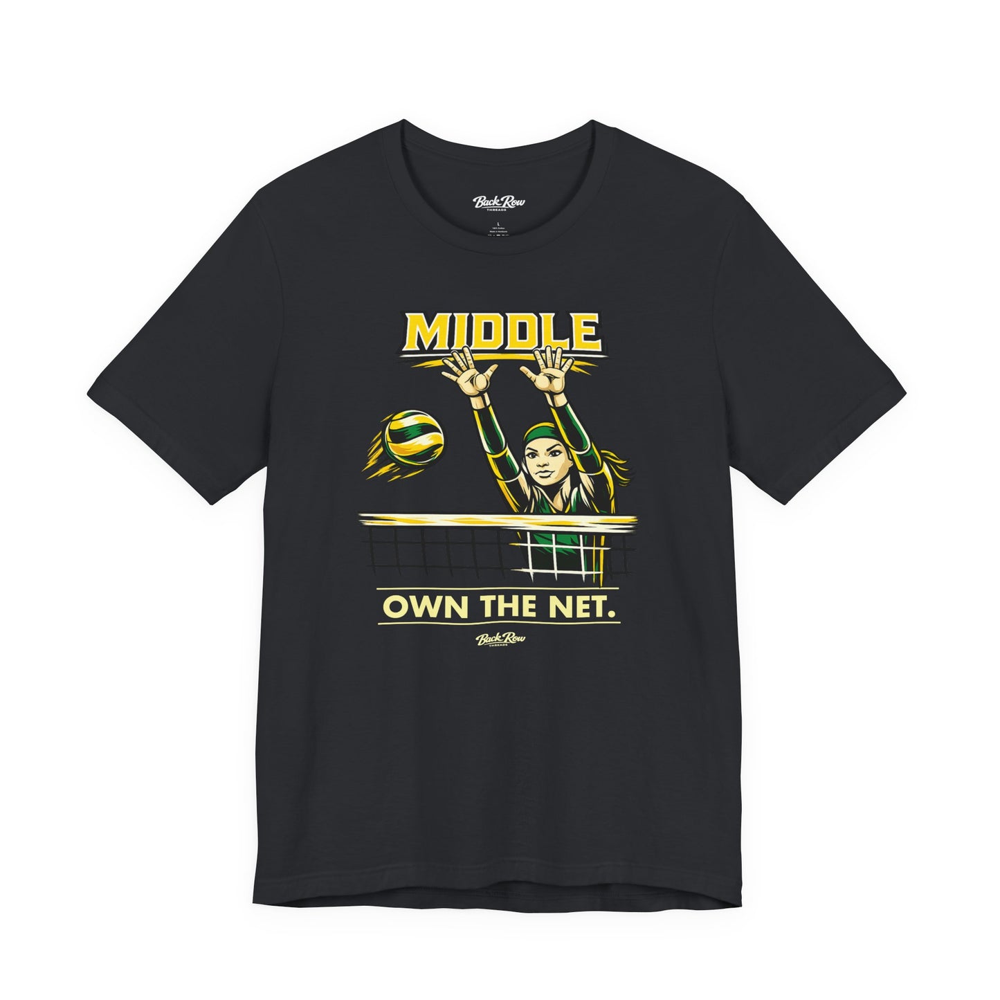 🏐 Middle - Own the Net  –  Volleyball T-Shirt