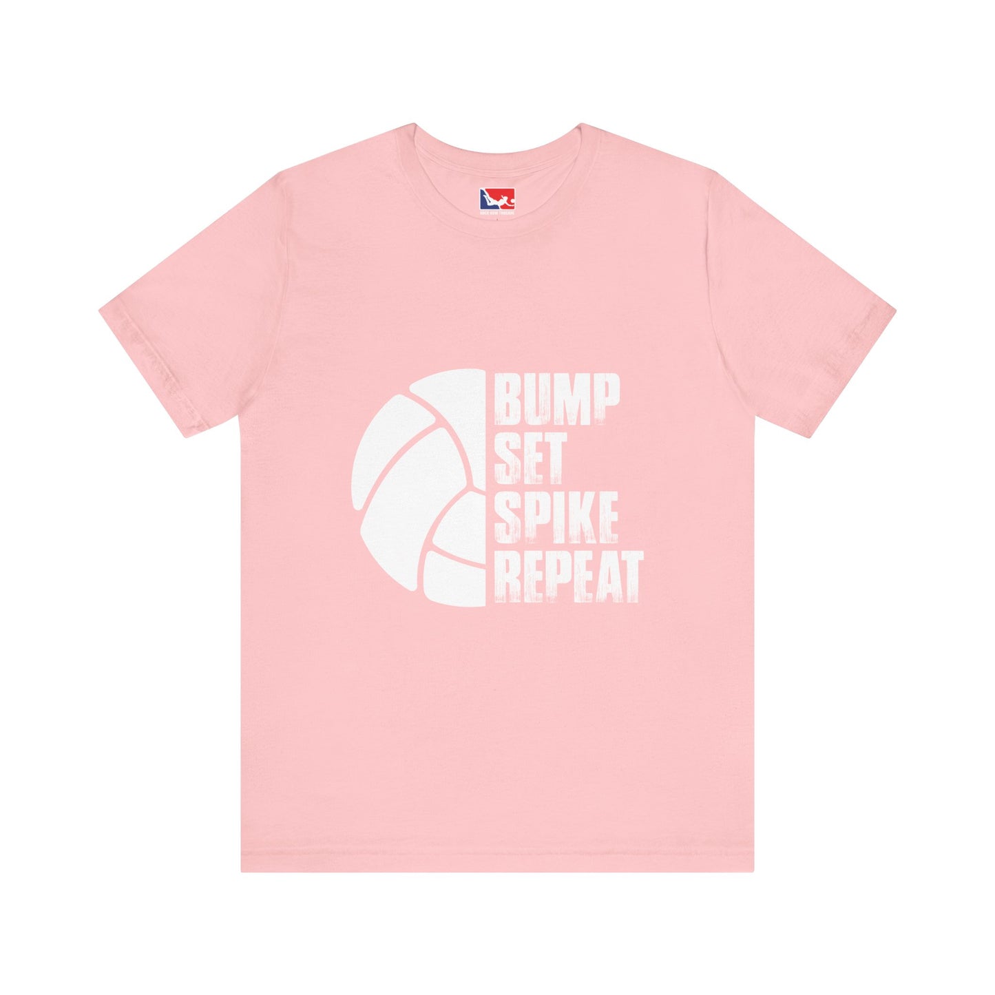 🏐 "Bump Set Spike Repeat" - Classic Volleyball T-Shirt