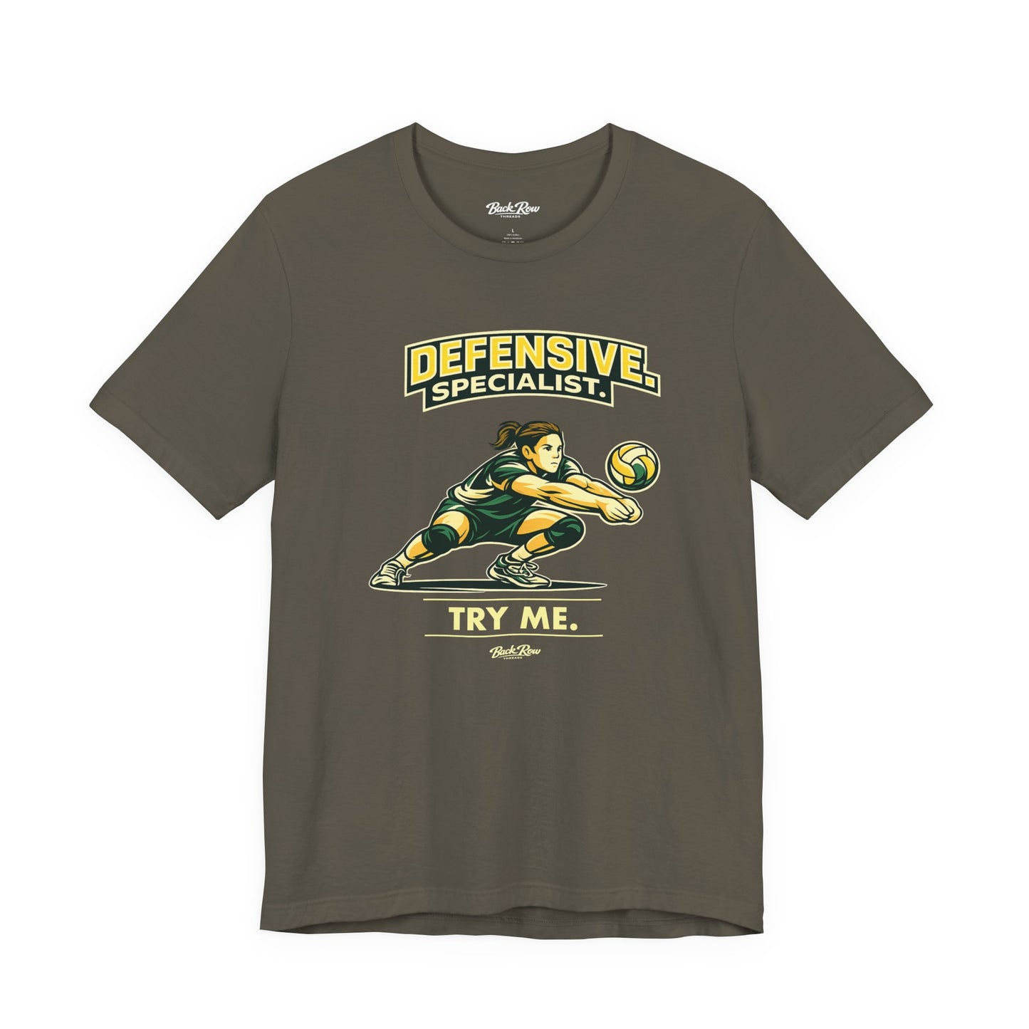🏐 Defensive Specialist - Try Me –  Volleyball T-Shirt