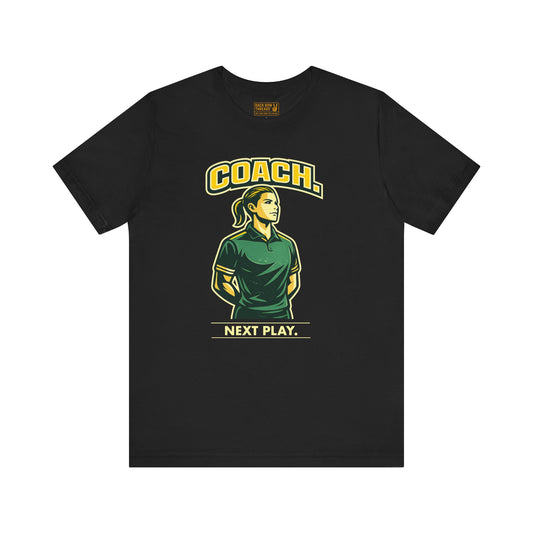 🏐 Female Coach - Next Play –  Volleyball T-Shirt