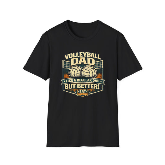 Volleyball Dad T-Shirt | Vintage Volleyball Graphic, Sports Dad Tee