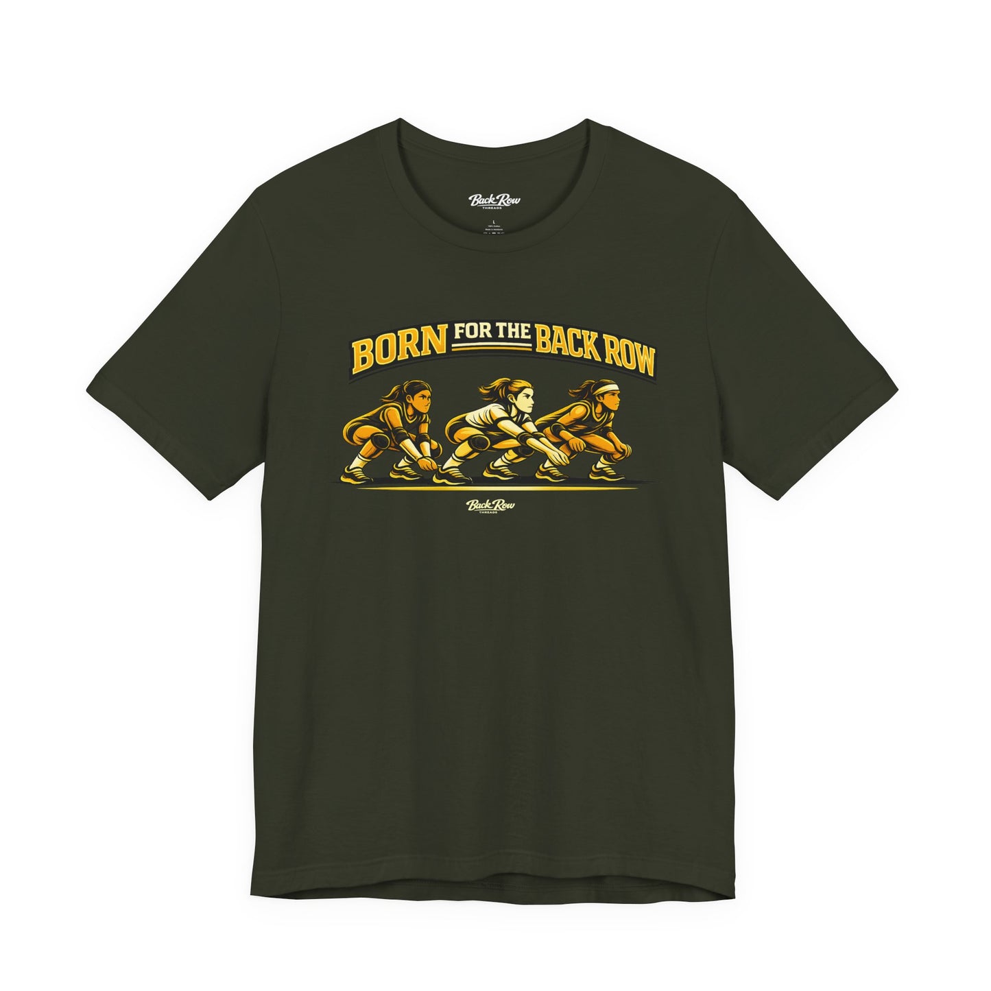 🏐 Born for the Back Row  –  Volleyball T-Shirt