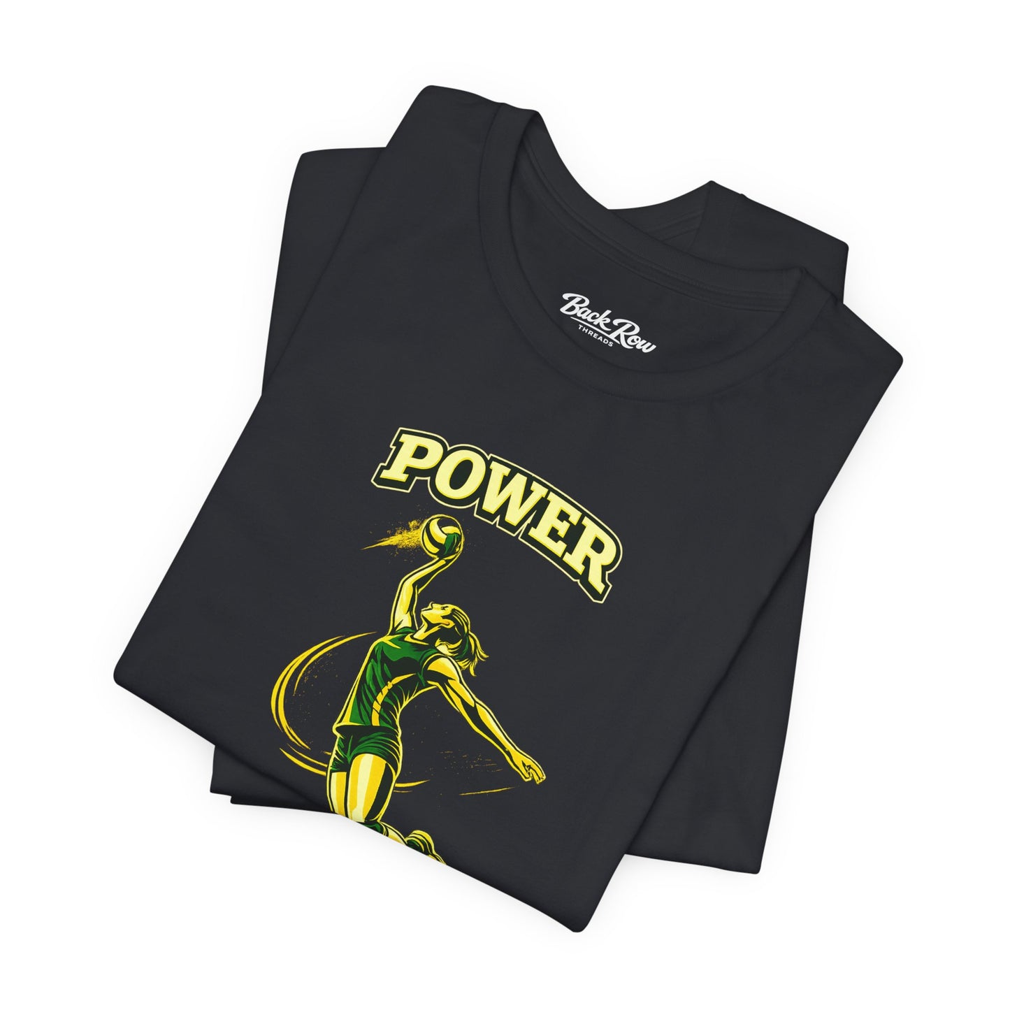 🏐 Power Behind the Ten  –  Volleyball T-Shirt