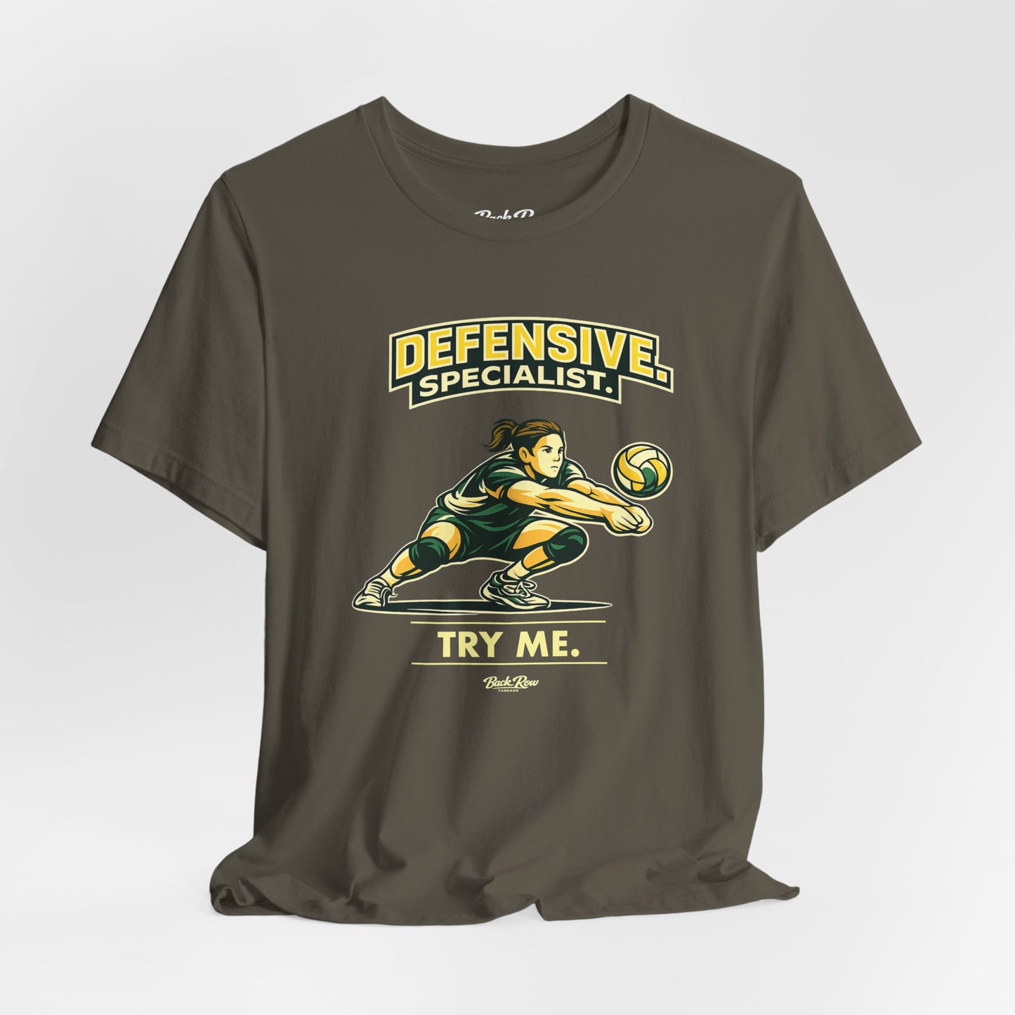 🏐 Defensive Specialist - Try Me –  Volleyball T-Shirt
