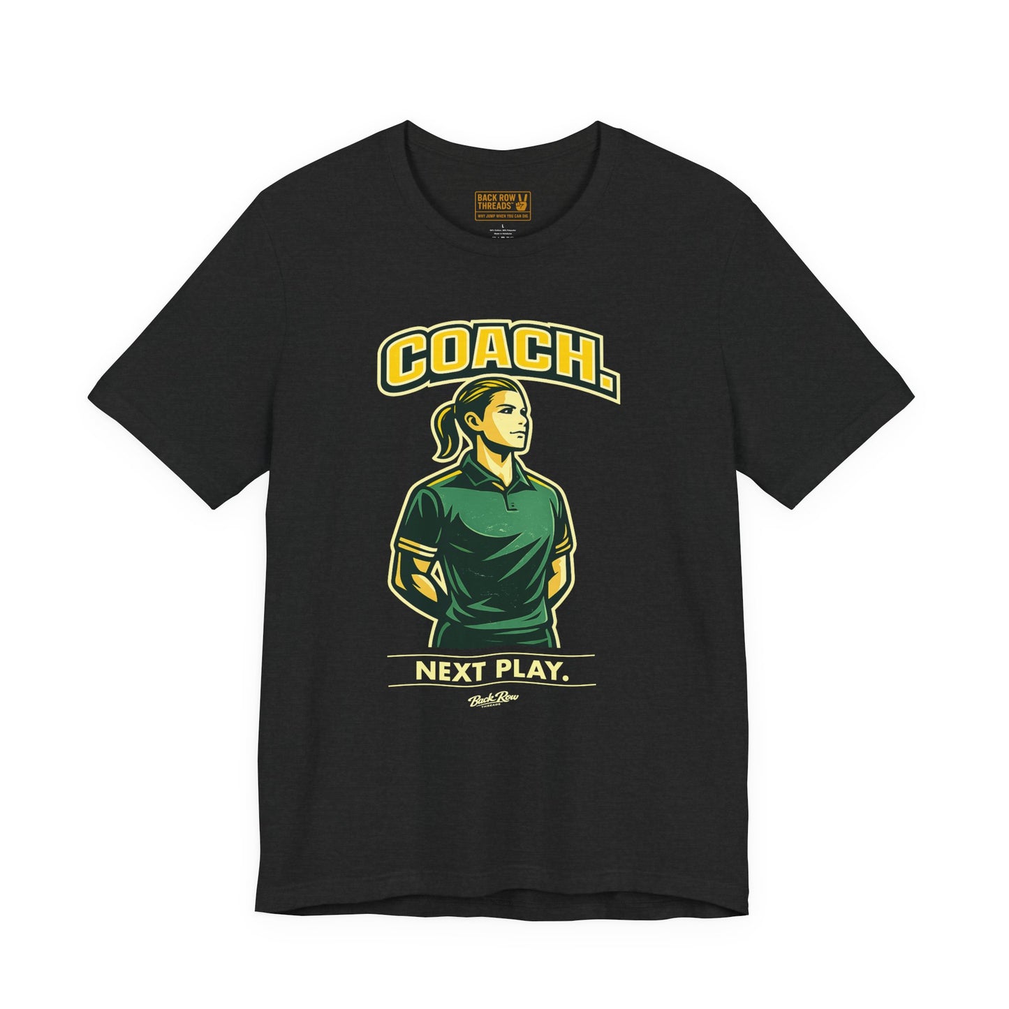 🏐 Female Coach - Next Play –  Volleyball T-Shirt