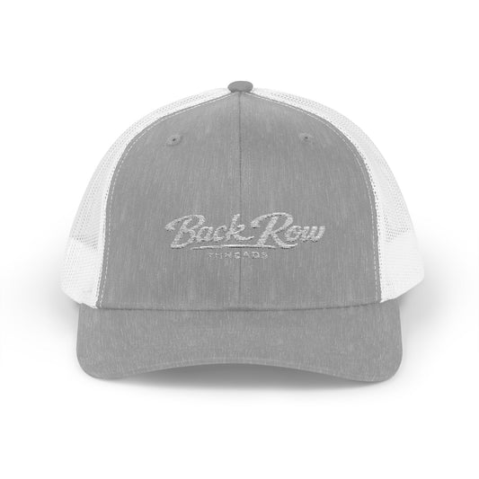 Bad Row Trucker Hat - Vintage Script Snapback Cap