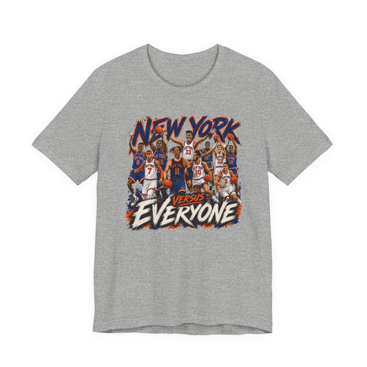 New York Versus Everyone Tee — Vintage Basketball Team Graphic T-Shirt