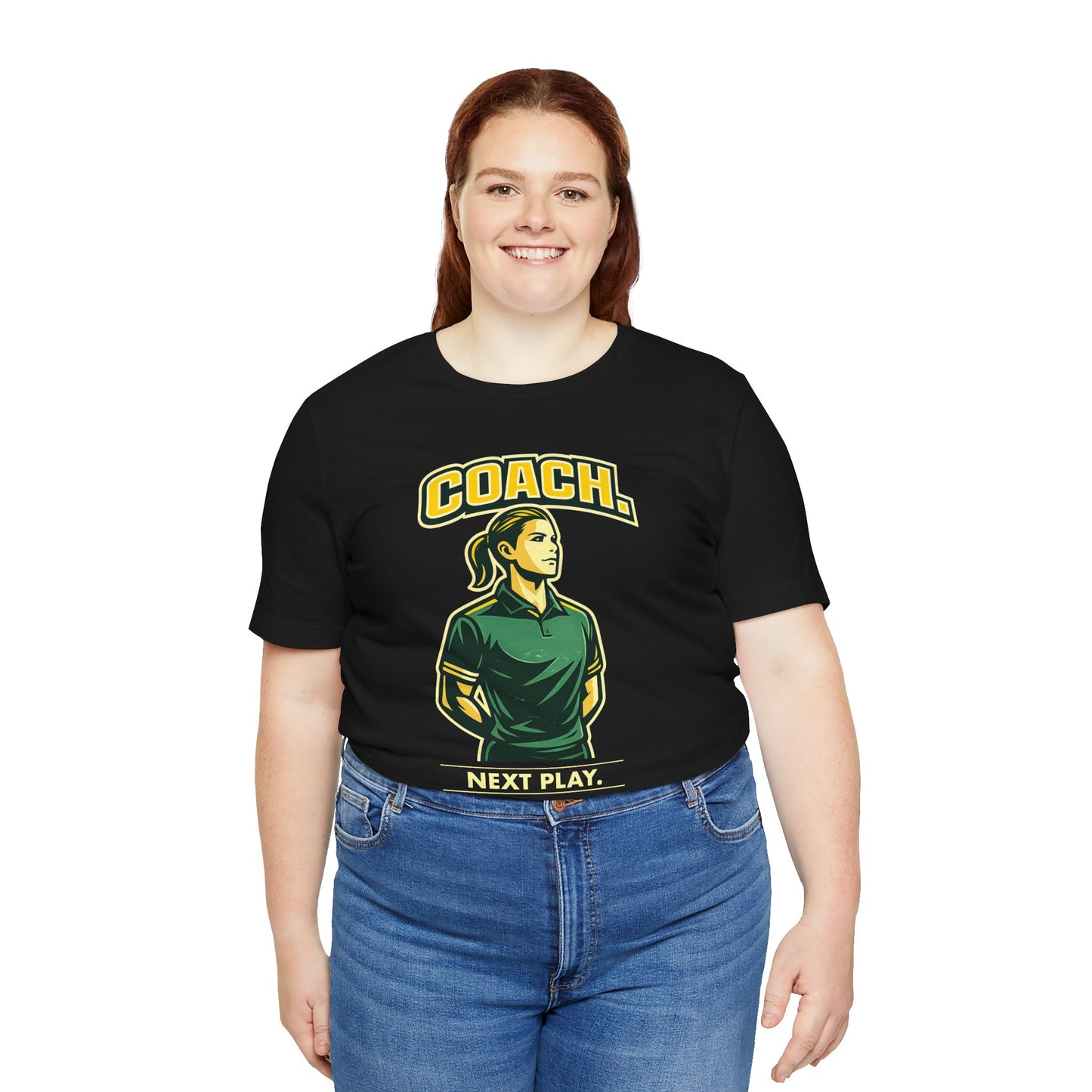 🏐 Female Coach - Next Play –  Volleyball T-Shirt
