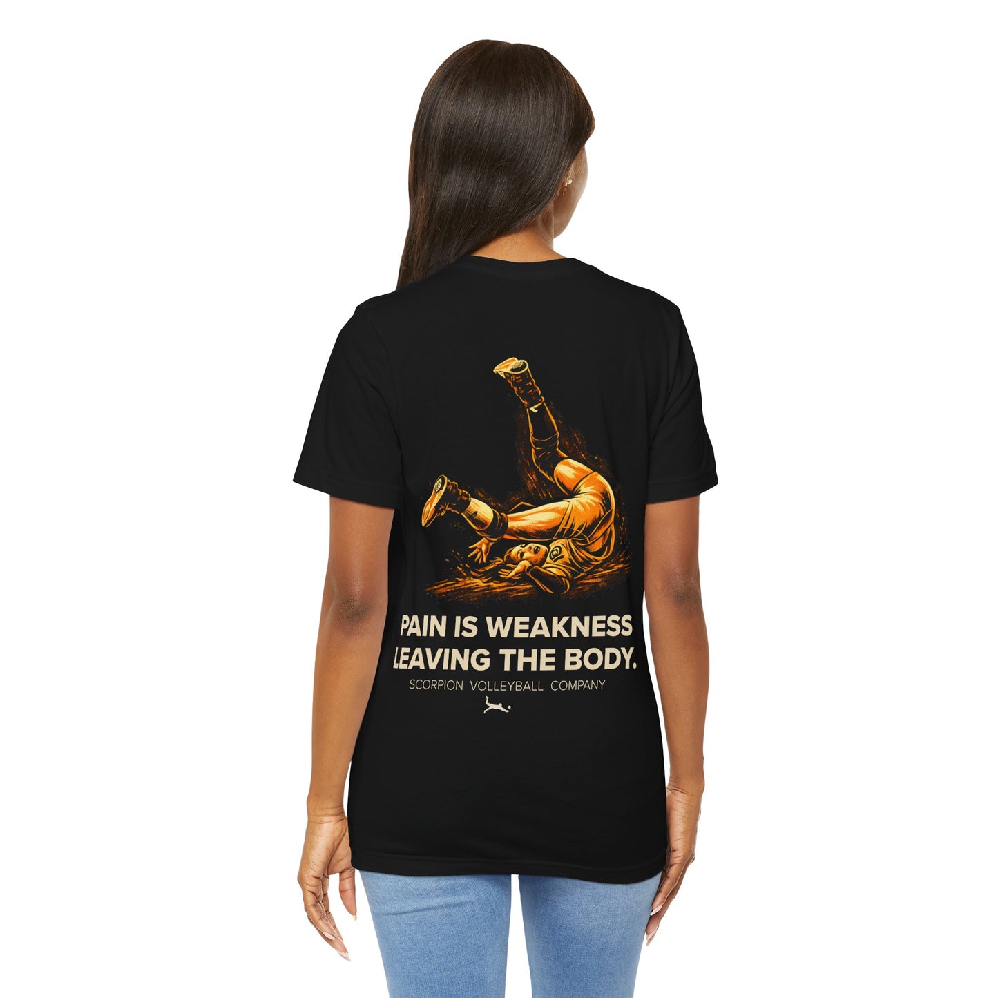 🏐 Bring the Pain –  Double Sided Volleyball T-Shirt