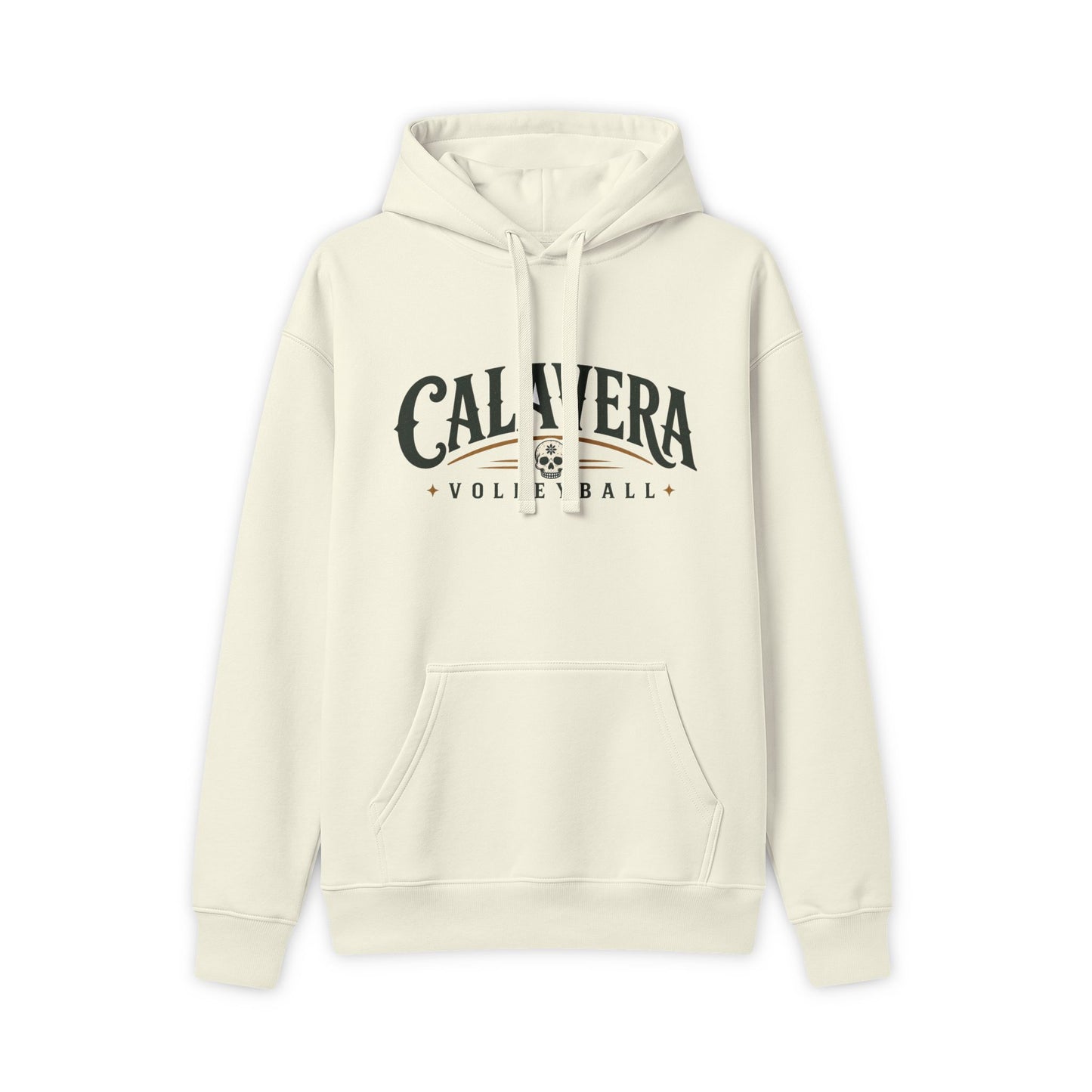 Calavera Volleyball Hoodie - "Play Hard, Rest in Pieces" Vintage Beach Skull Sweatshirt