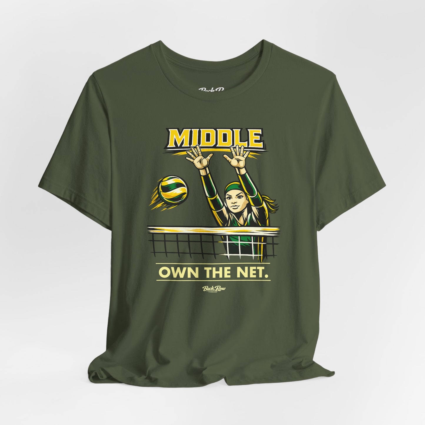 🏐 Middle - Own the Net  –  Volleyball T-Shirt
