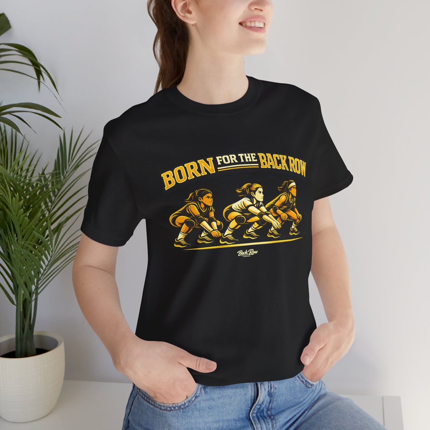 🏐 Born for the Back Row  –  Volleyball T-Shirt