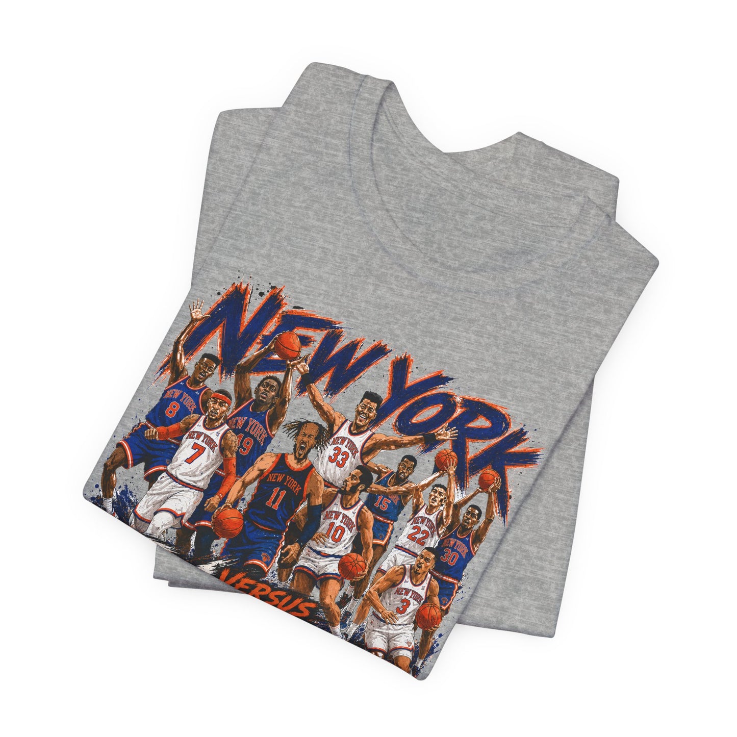 New York Versus Everyone Tee — Vintage Basketball Team Graphic T-Shirt
