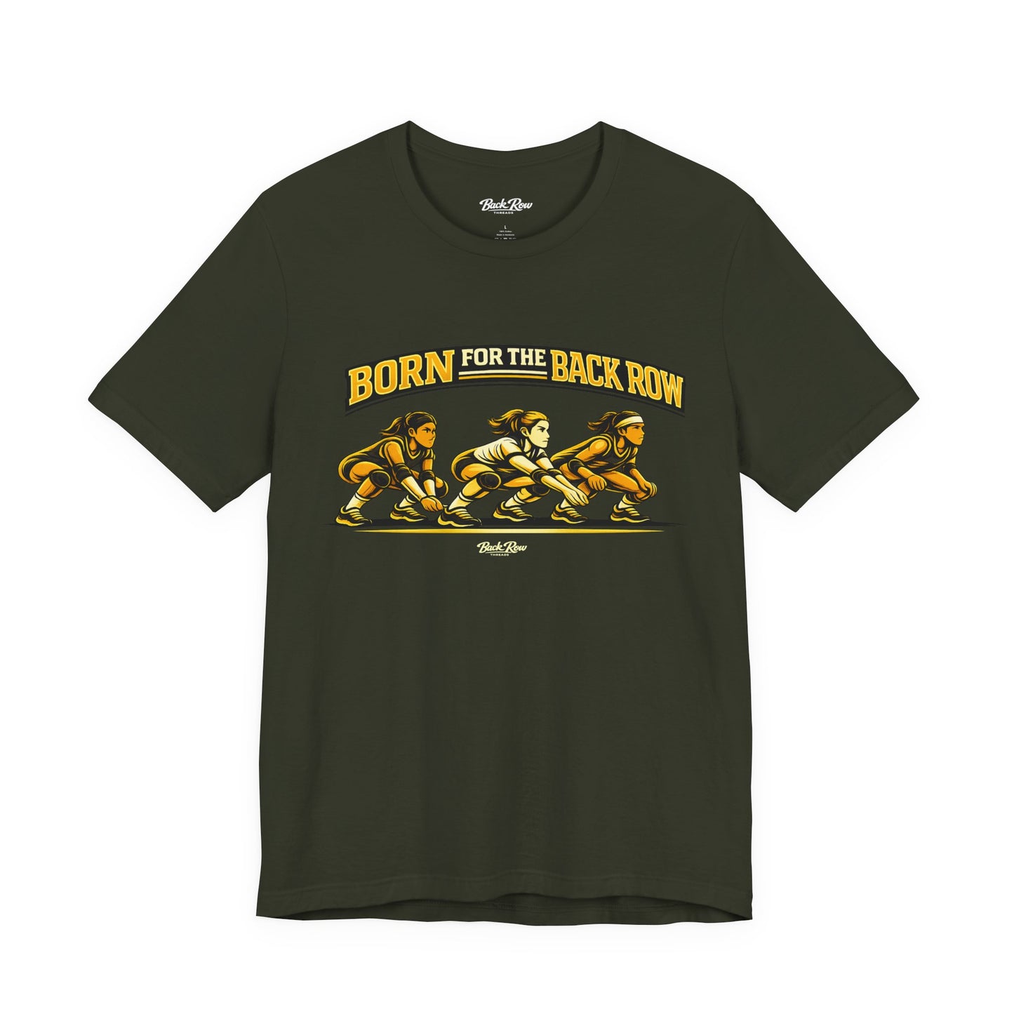 🏐 Born for the Back Row  –  Volleyball T-Shirt