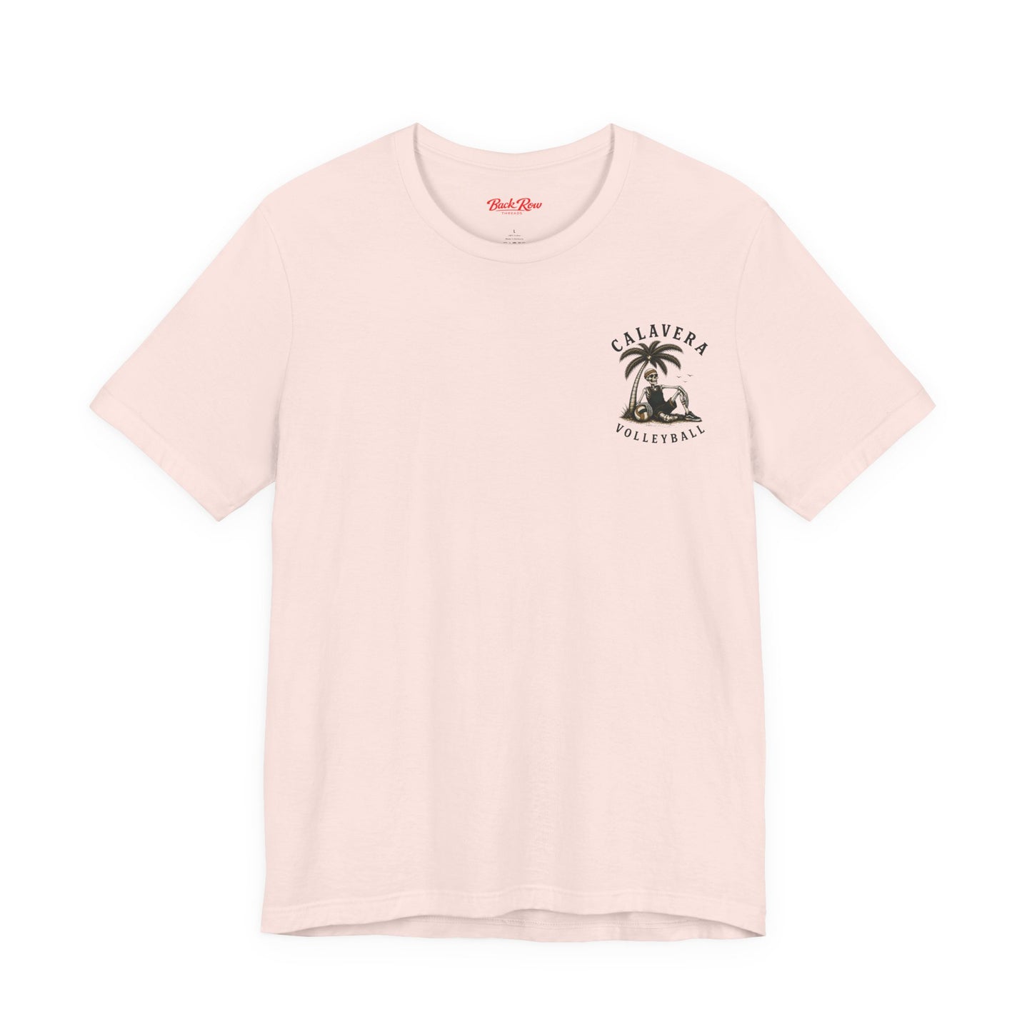 Living for the Weekend T-Shirt – Calavera Volleyball Graphic Tee ("Play Hard • Rest in Pieces")