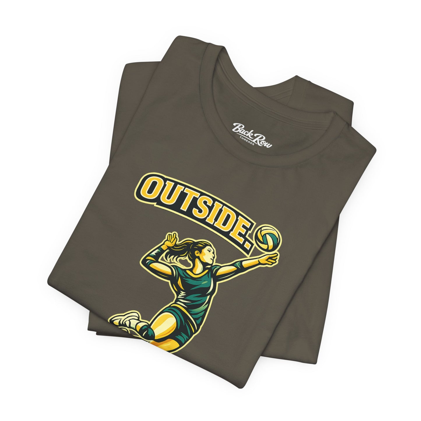🏐 Outside - Set It High  –  Volleyball T-Shirt