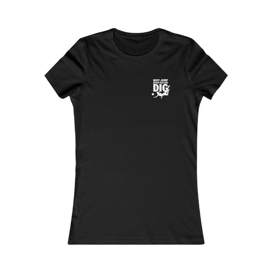 🏐 Women's Favorite Tee - Libero, Defensive Specialist, Back Row Threads Pocket Logo