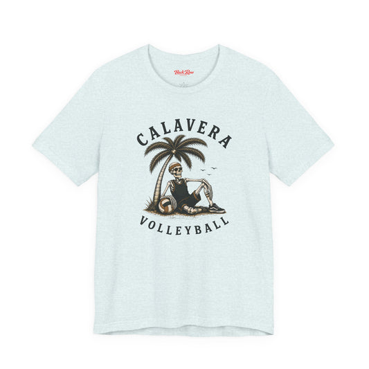 Calavera Volleyball Tee — Skull Beach Volleyball T-Shirt