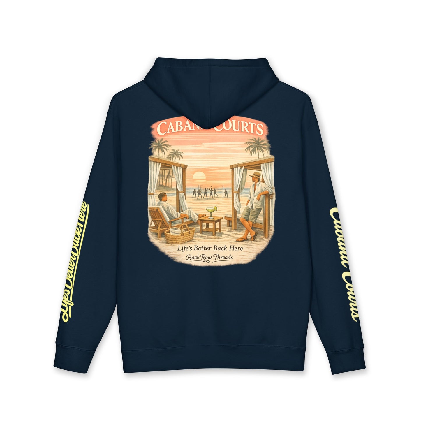 Cabana Courts — Luxury Vintage Crewneck Hoodie