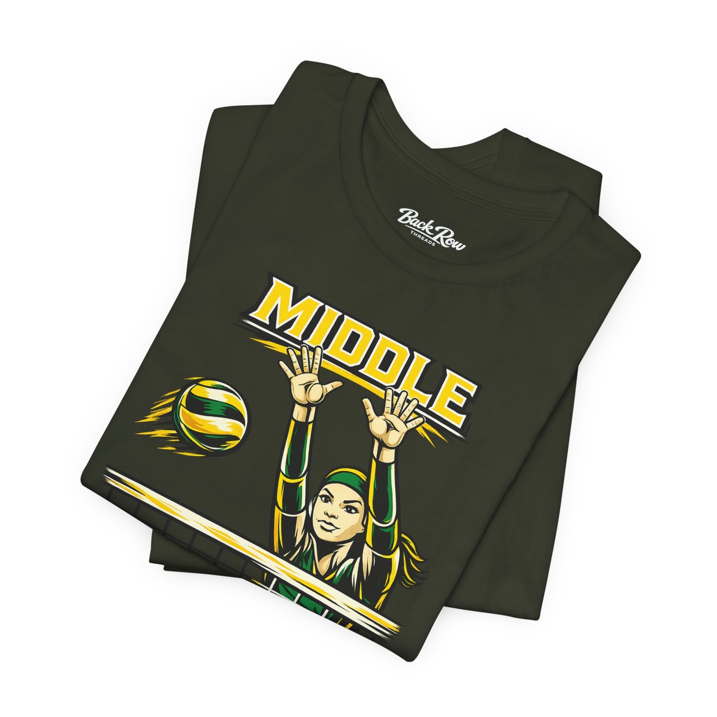 🏐 Middle - Own the Net  –  Volleyball T-Shirt