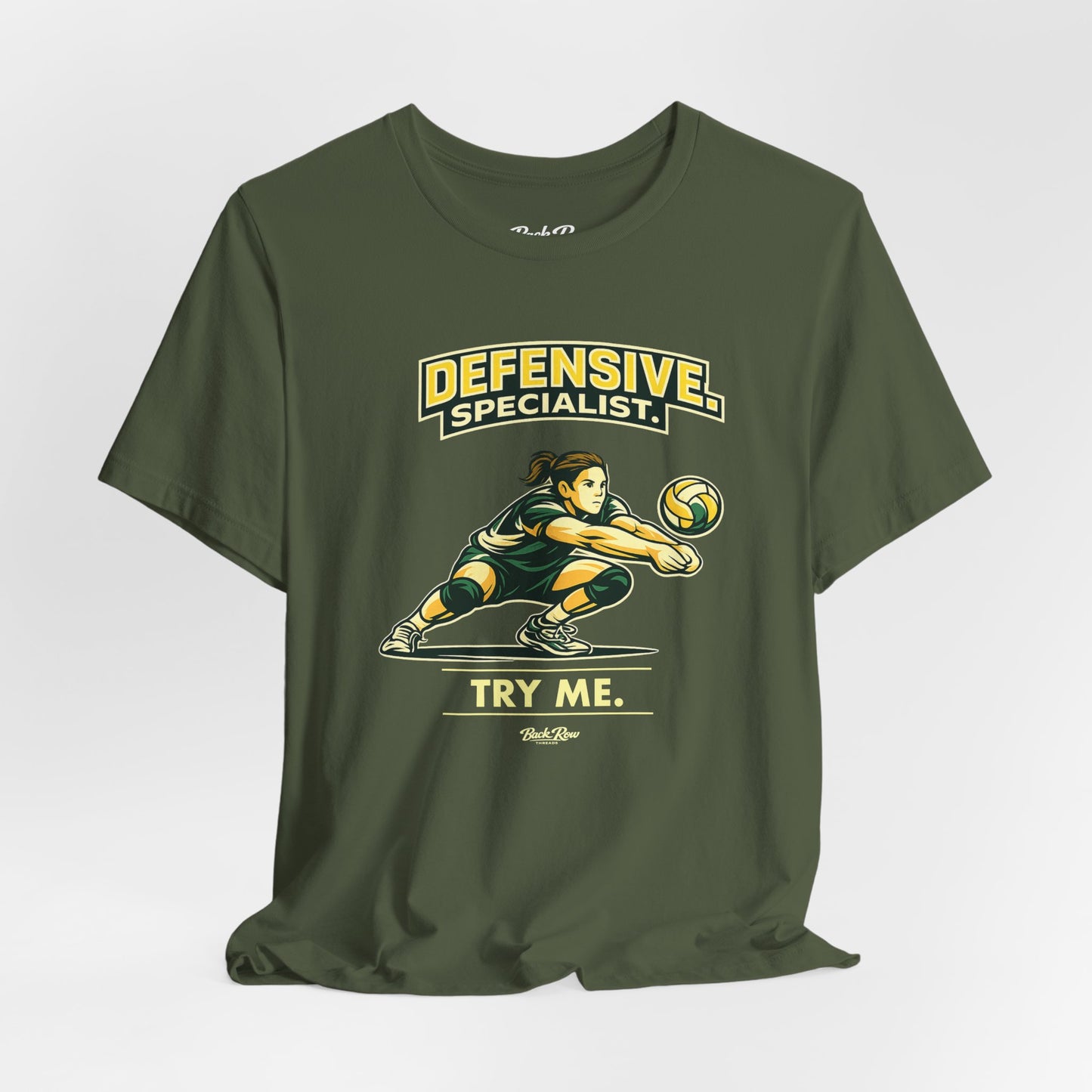 🏐 Defensive Specialist - Try Me –  Volleyball T-Shirt