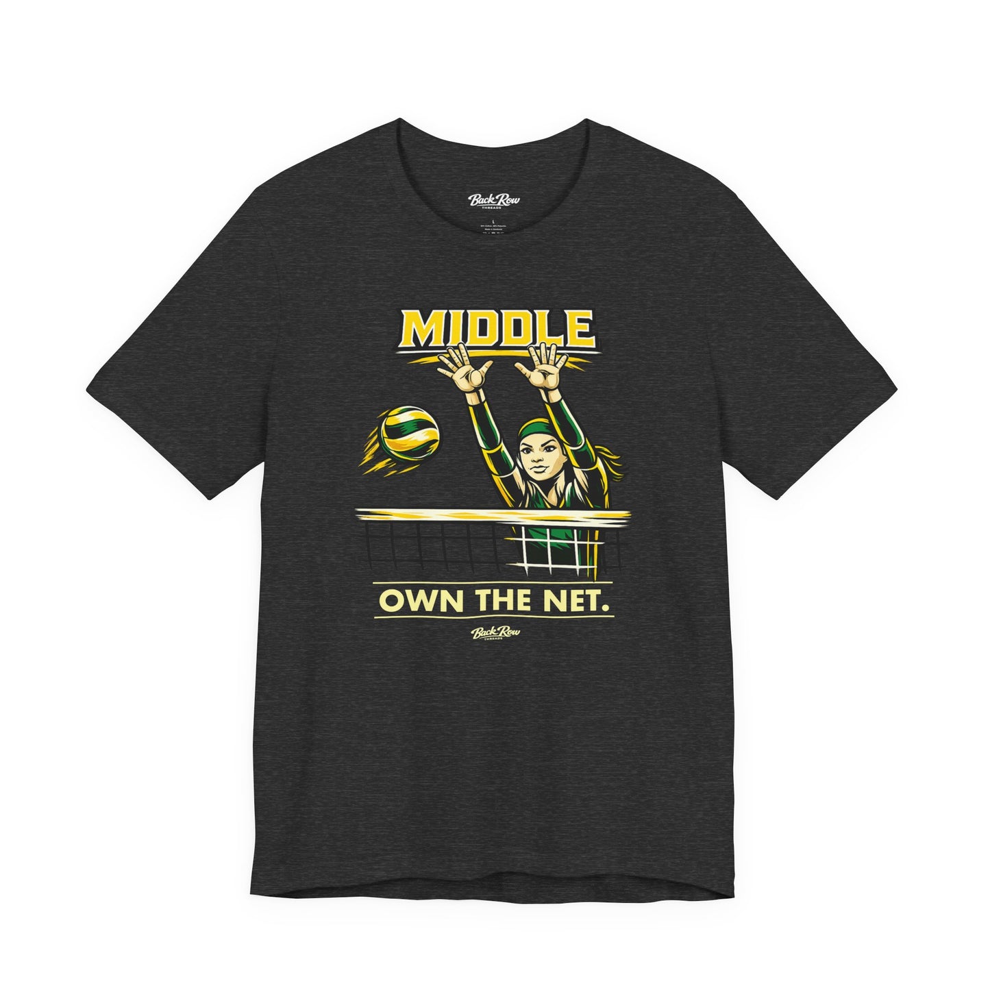 🏐 Middle - Own the Net  –  Volleyball T-Shirt