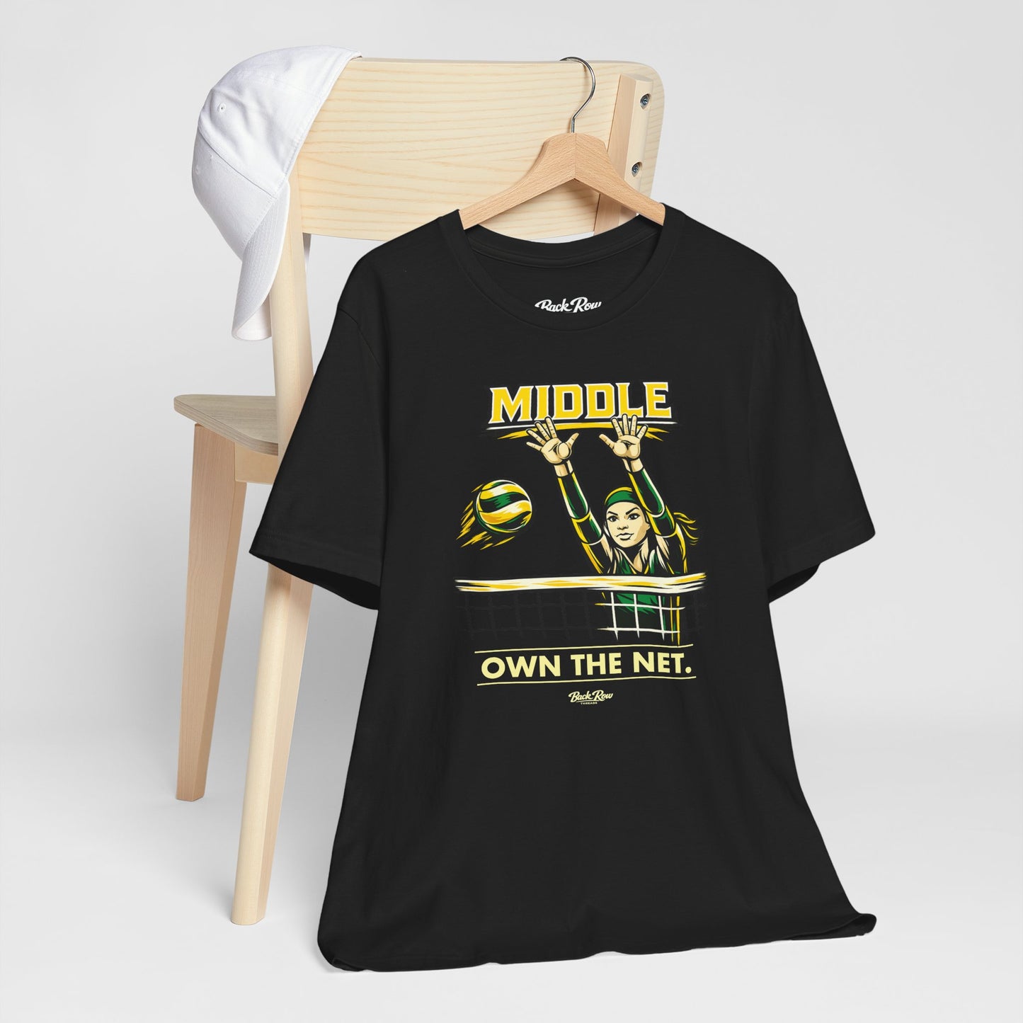 🏐 Middle - Own the Net  –  Volleyball T-Shirt