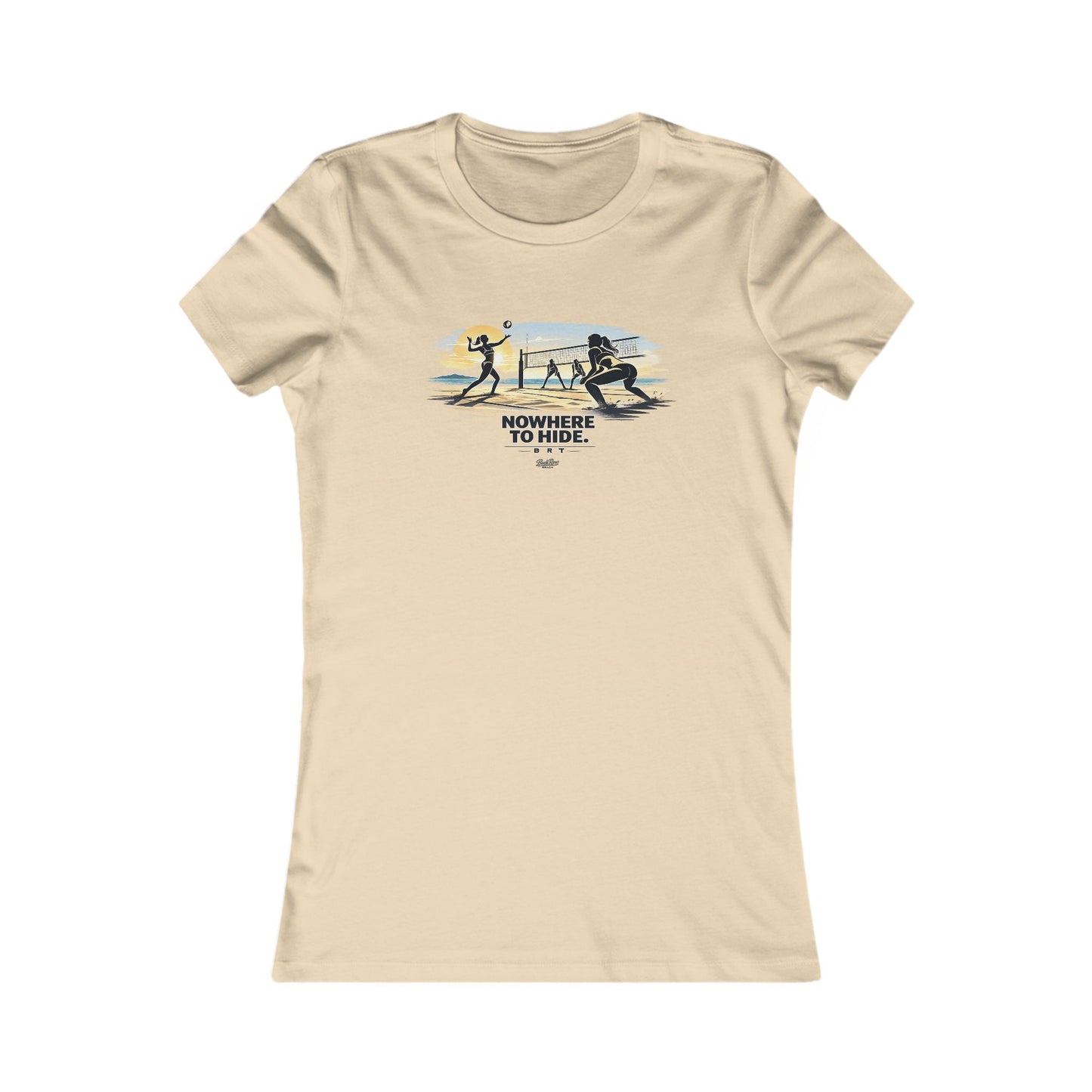 Women's Tee — 'Nowhere to Hide' Retro Surf Graphic