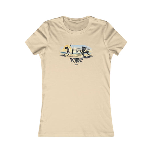 Women's Tee — 'Nowhere to Hide' Retro Surf Graphic
