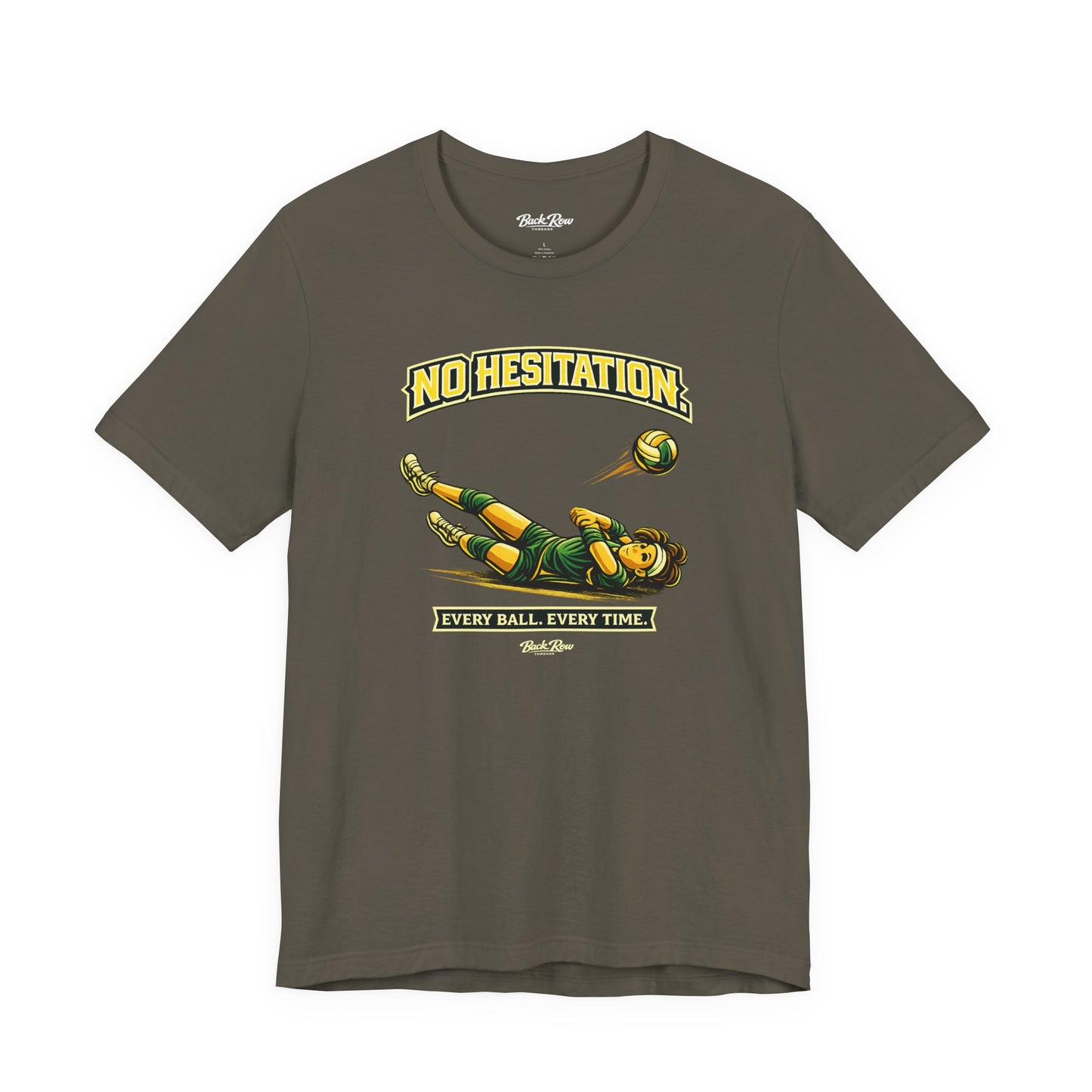 🏐 No Hesitation  –  Volleyball T-Shirt