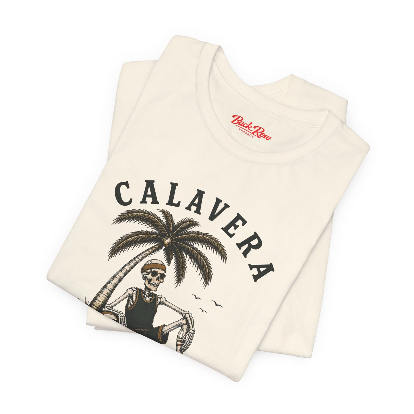 Calavera Volleyball Tee — Skull Beach Volleyball T-Shirt