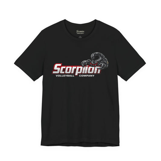 🏐 Scorpion Mascot Logo –  Double Sided Volleyball T-Shirt