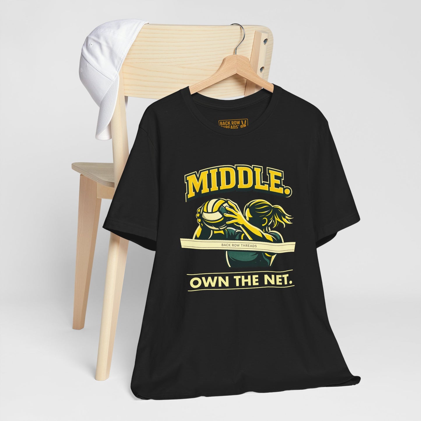 🏐 Middle - Own the Net  –  Volleyball T-Shirt