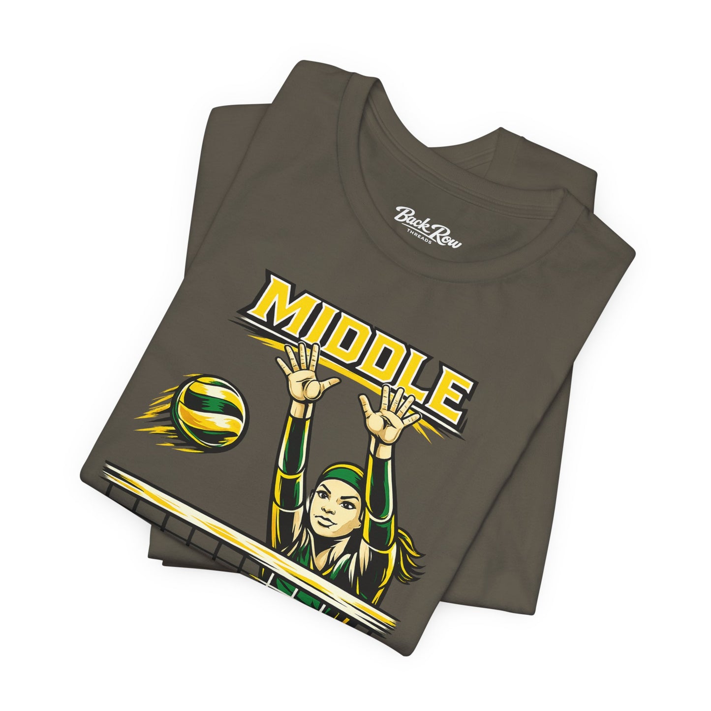 🏐 Middle - Own the Net  –  Volleyball T-Shirt