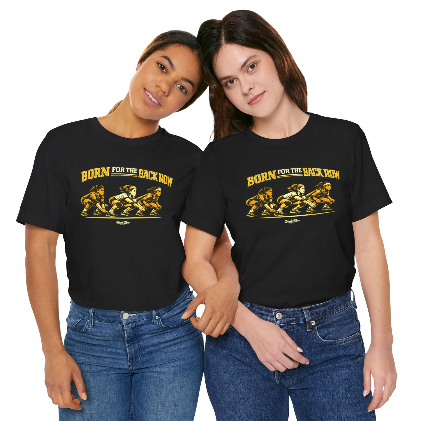 🏐 Born for the Back Row  –  Volleyball T-Shirt