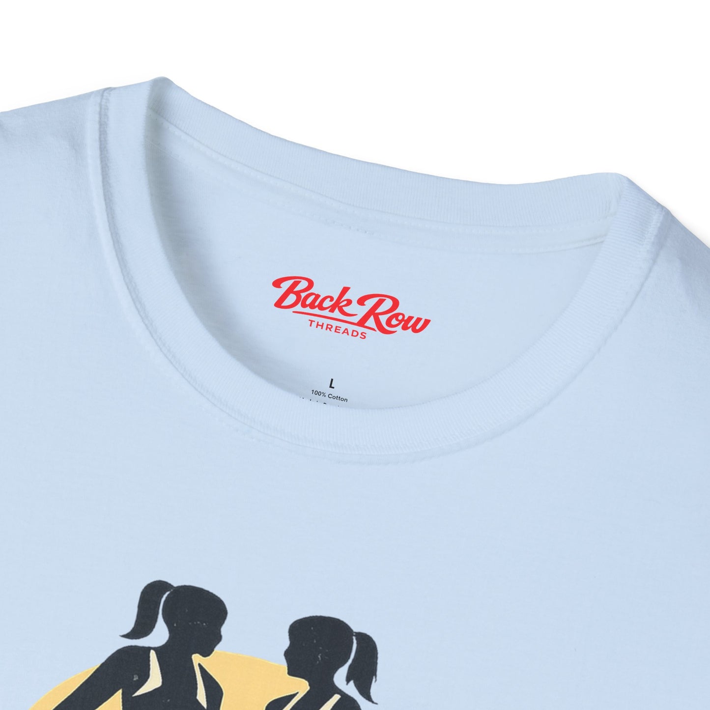 Beach Volleyball T‑Shirt — "No Subs. No Hiding. Just Us."