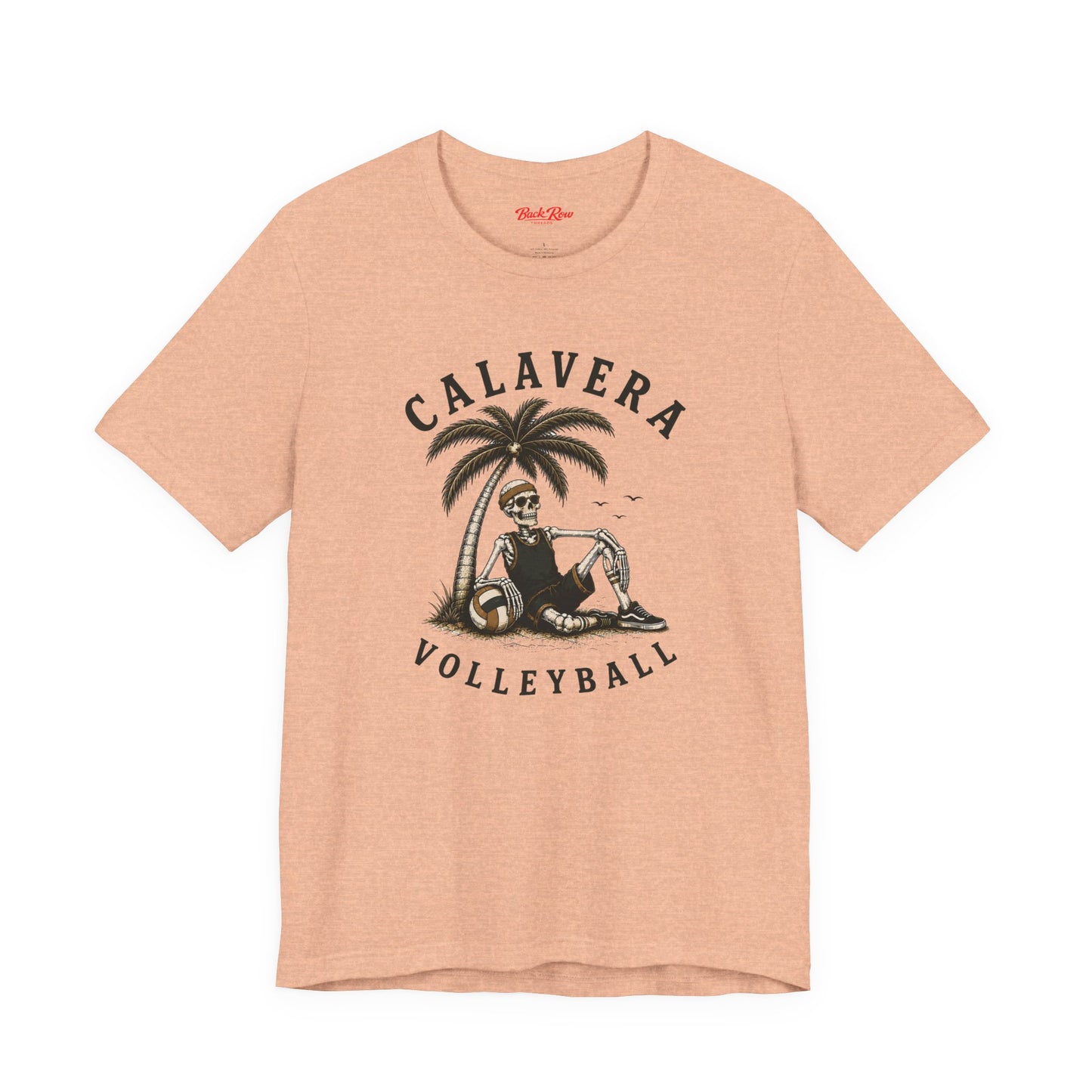 Calavera Volleyball Tee — Skull Beach Volleyball T-Shirt